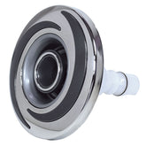 Directional Jet Large/4.5 Inch for Bellagio Genova, Torina, Verona, Milano 2 Brow design - Grey/Silver - White Push Fit